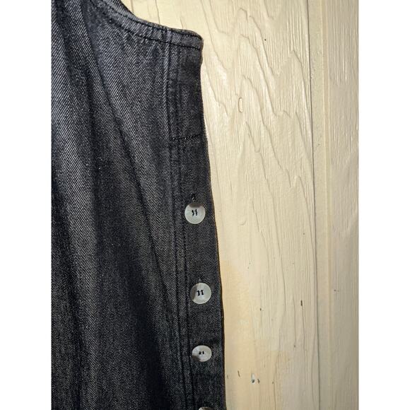 Vintage Quacker Factory Dress Womens 2X Maxi Denim Snowman Teacher Angel QVC - Picture 5 of 10